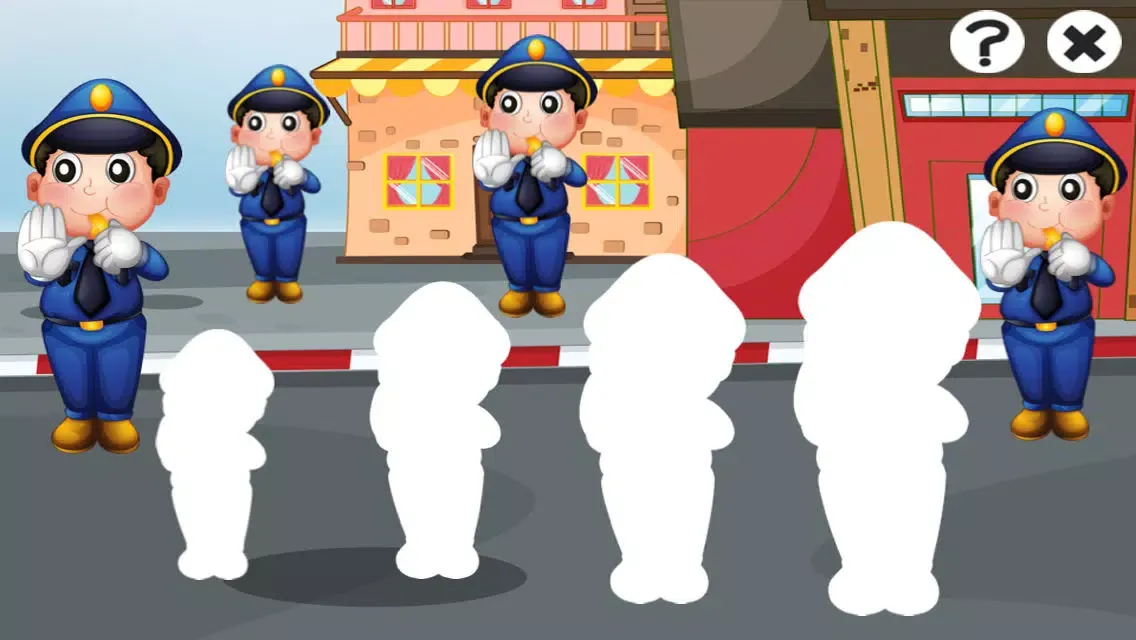 Tangkapan layar A Police Learning Game for Children