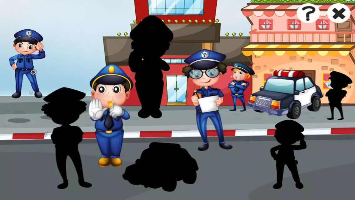 Tangkapan layar A Police Learning Game for Children