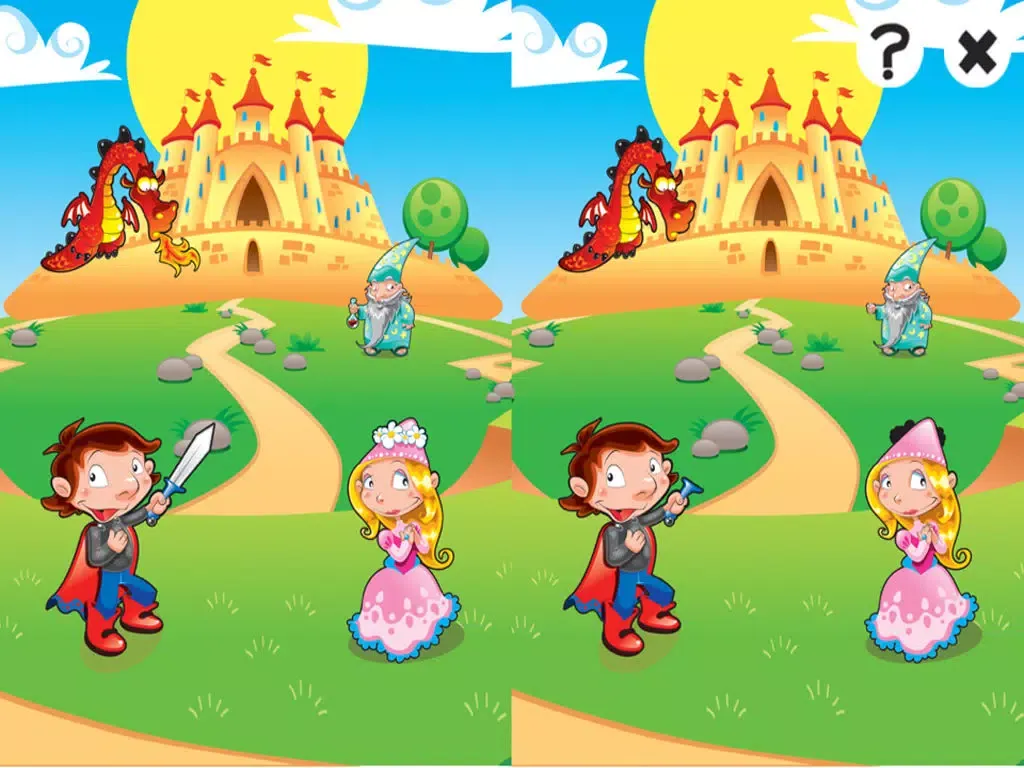 A Princess Game: learn and play for children in the Enchanted Kingdom iPad 应用截图