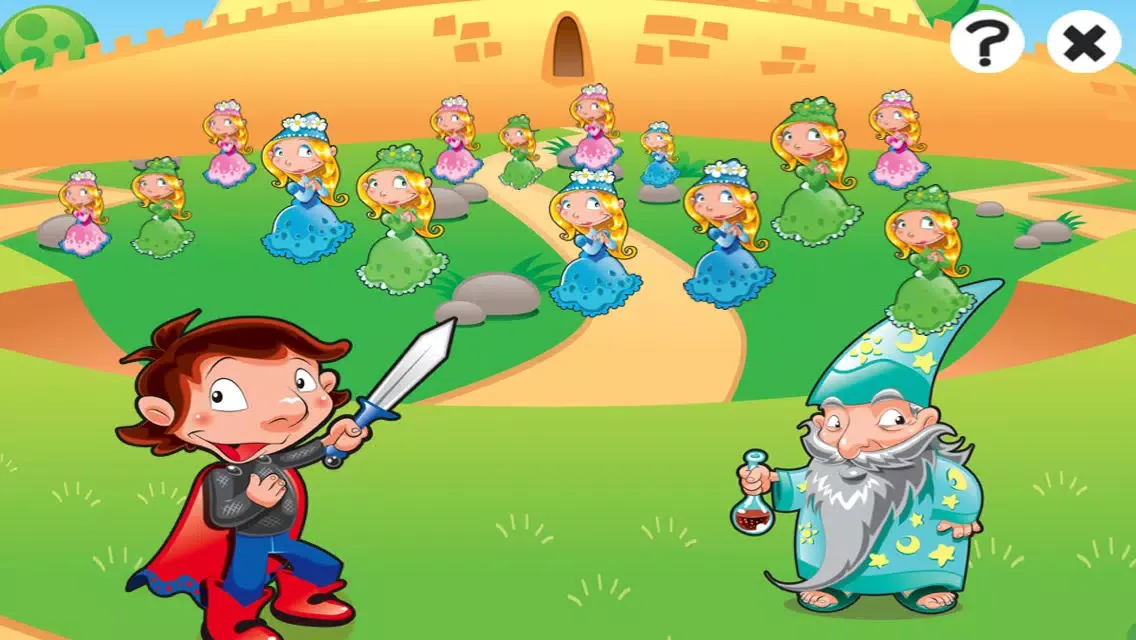 A Princess Game: learn and play for children in the Enchanted Kingdom应用截图