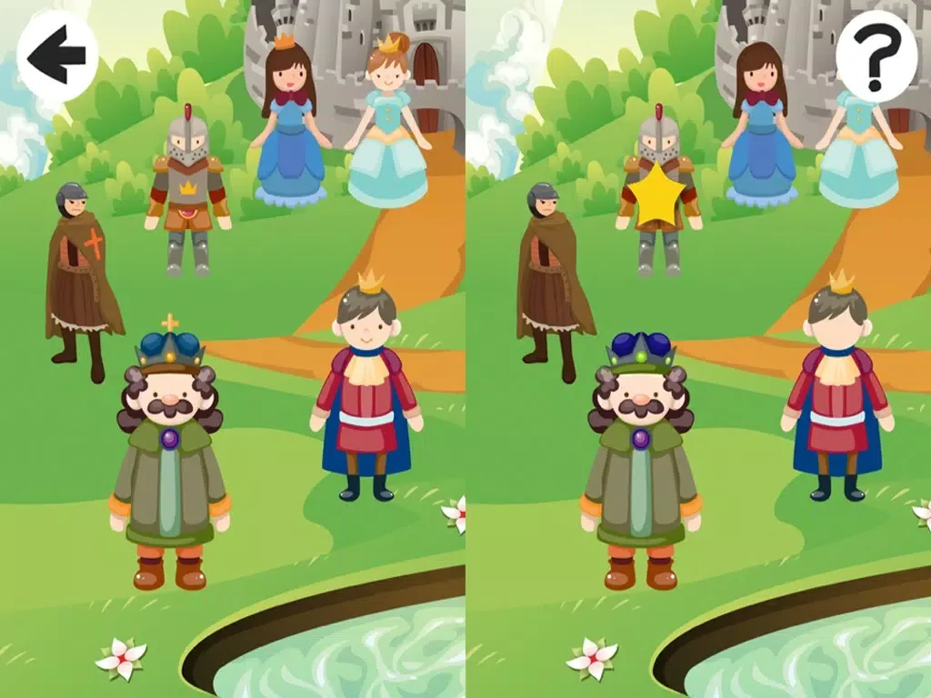 Capturas de tela do A Princess Game: learn and play for children in the Enchanted Kingdom iPad 