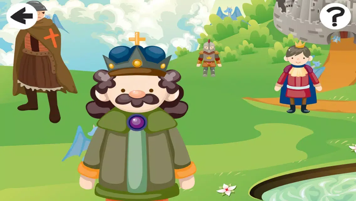 Capturas de tela do A Princess Game: learn and play for children in the Enchanted Kingdom