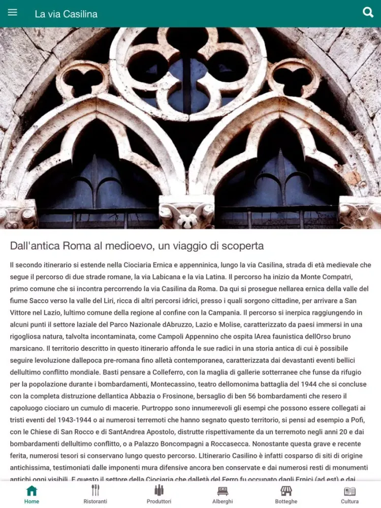 Strada Facendo Strada Gustando iPad  Screenshots
