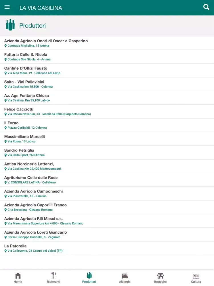 Strada Facendo Strada Gustando iPad  Screenshots