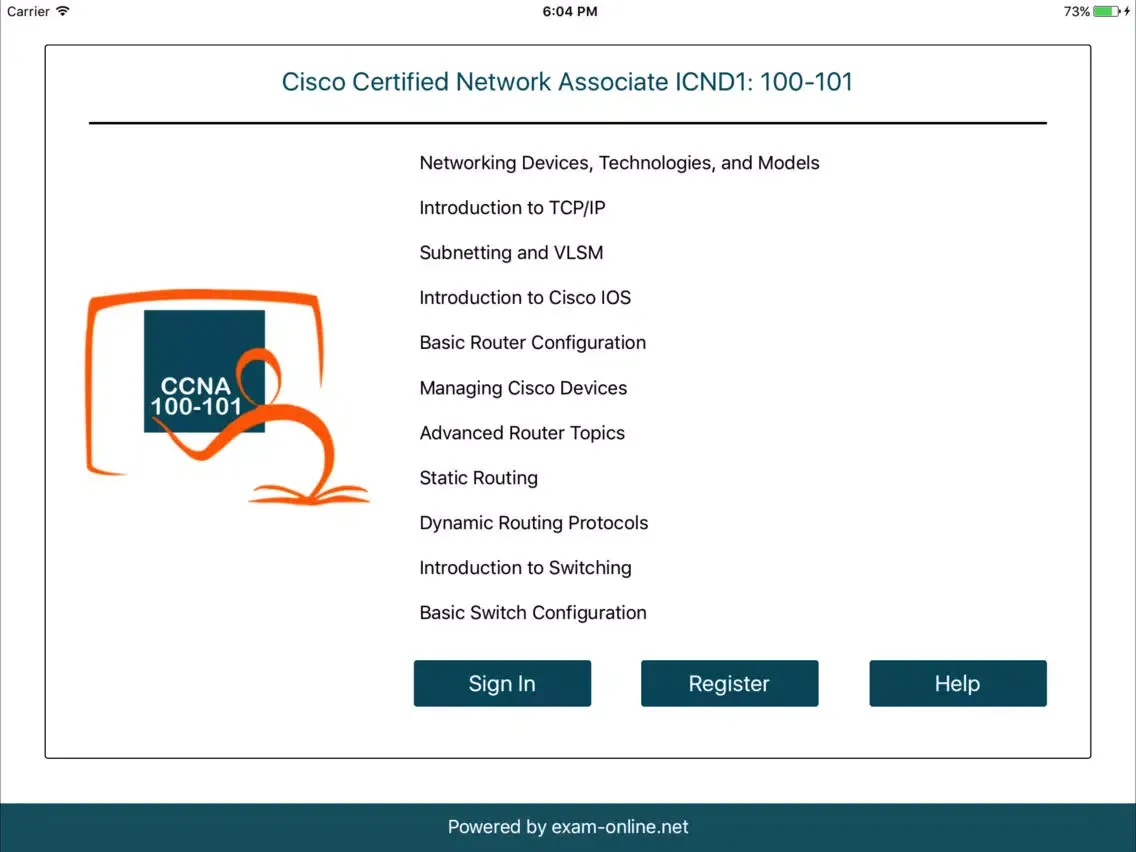 صور CCNA 100-101 ICND1 Exam Online iPad 