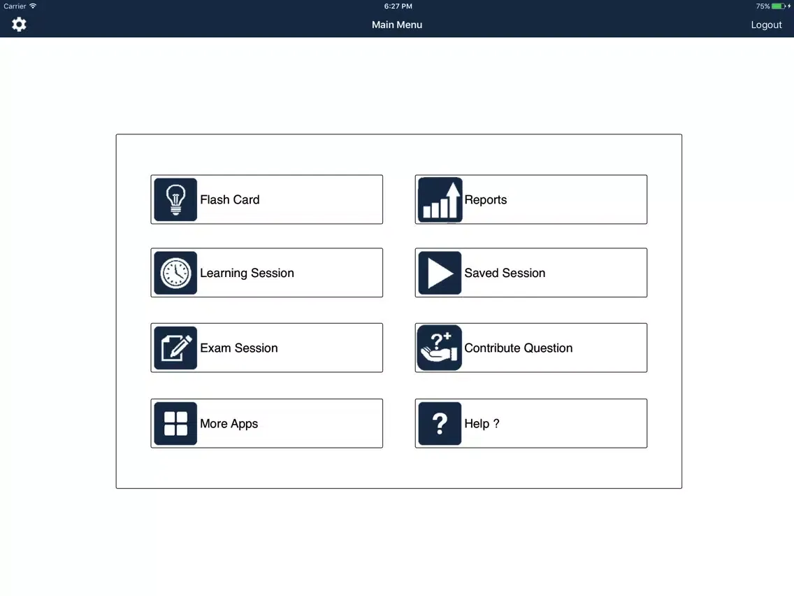CPA Audit Exam Online Lite iPad  Screenshots