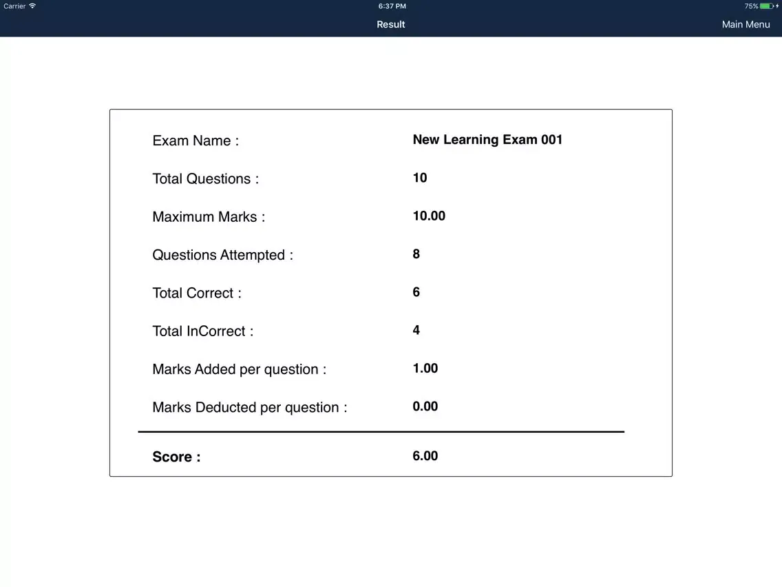 CPA Audit Exam Online Lite iPad  Screenshots