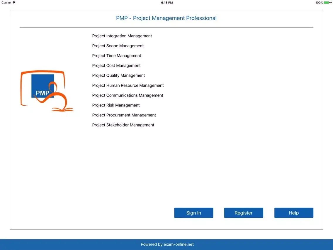 PMP Exam Online iPad 应用截图