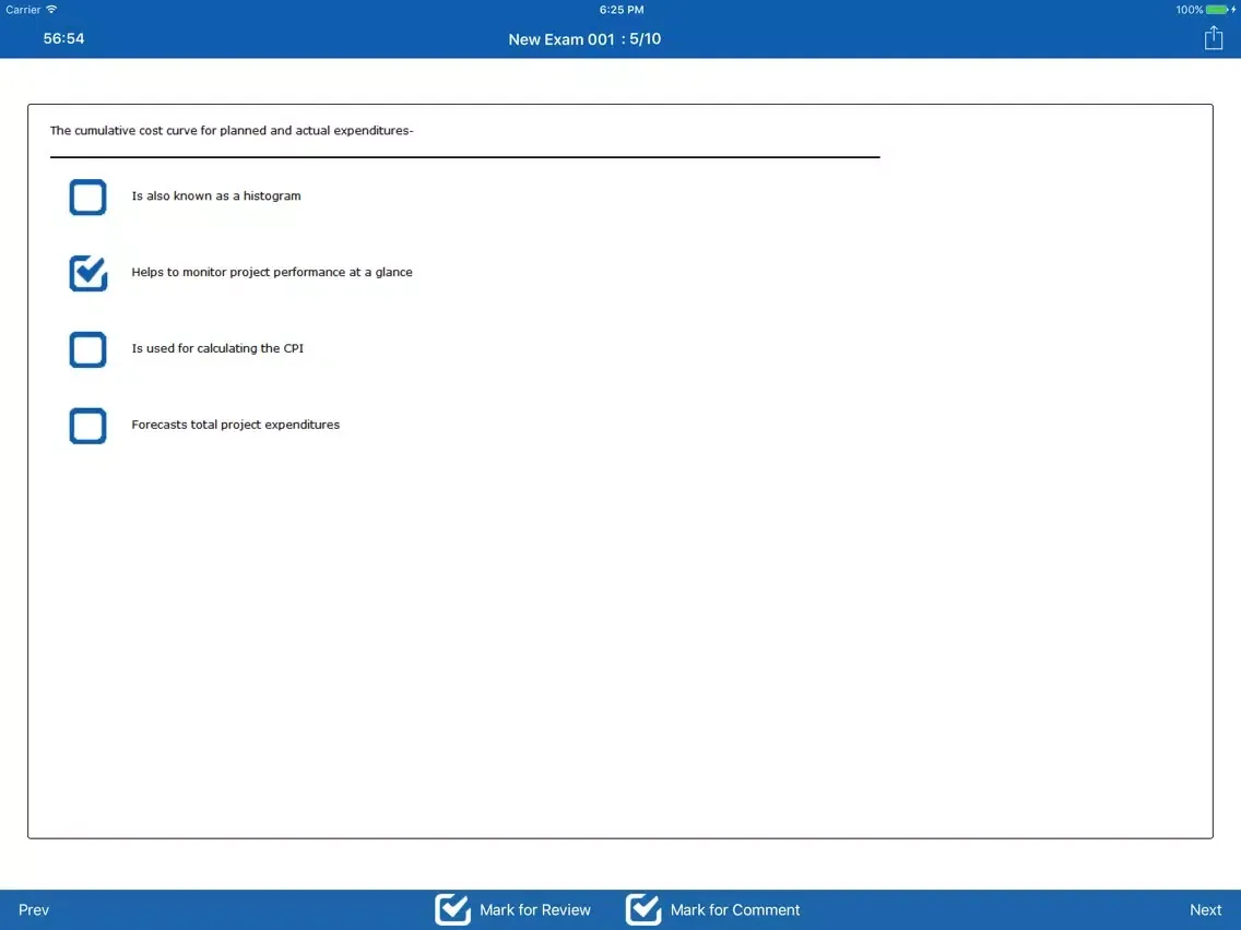 PMP Exam Online iPad 应用截图