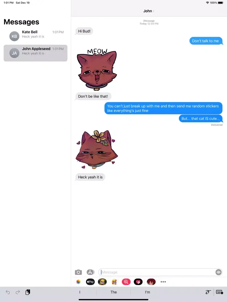 Zrzuty ekranu TubShroom Stickers iPad 