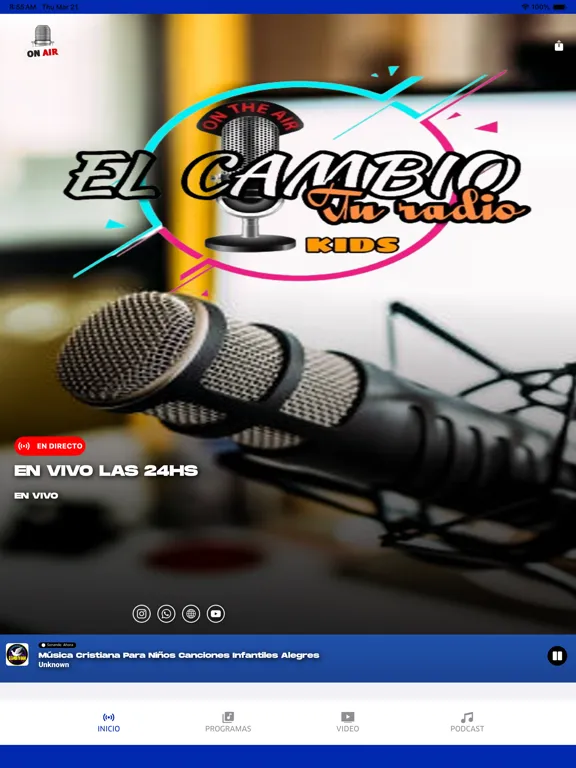 El Cambio Tu Radio HD iPad 应用截图