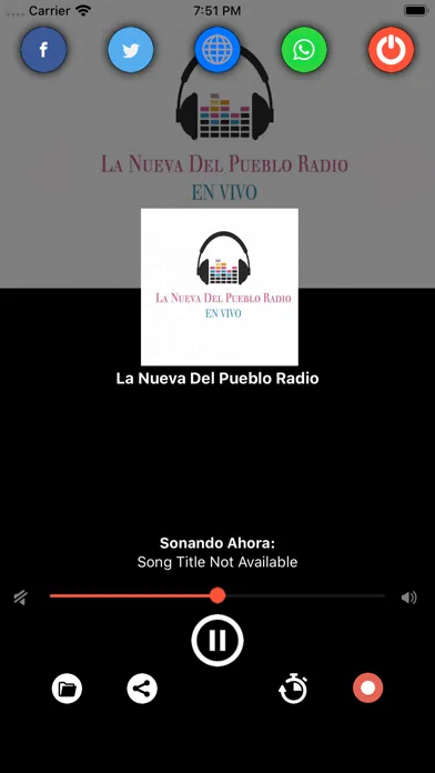 Capturas de pantalla de La Nueva Del Pueblo Radio