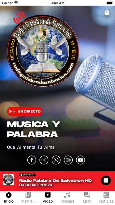 Radio Palabra De Salvacion HD 스크린샷