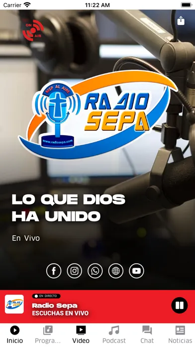 Captures d'écran de Radio Sepa