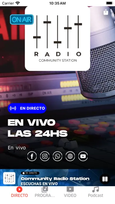 Capturas de pantalla de Community Radio Station