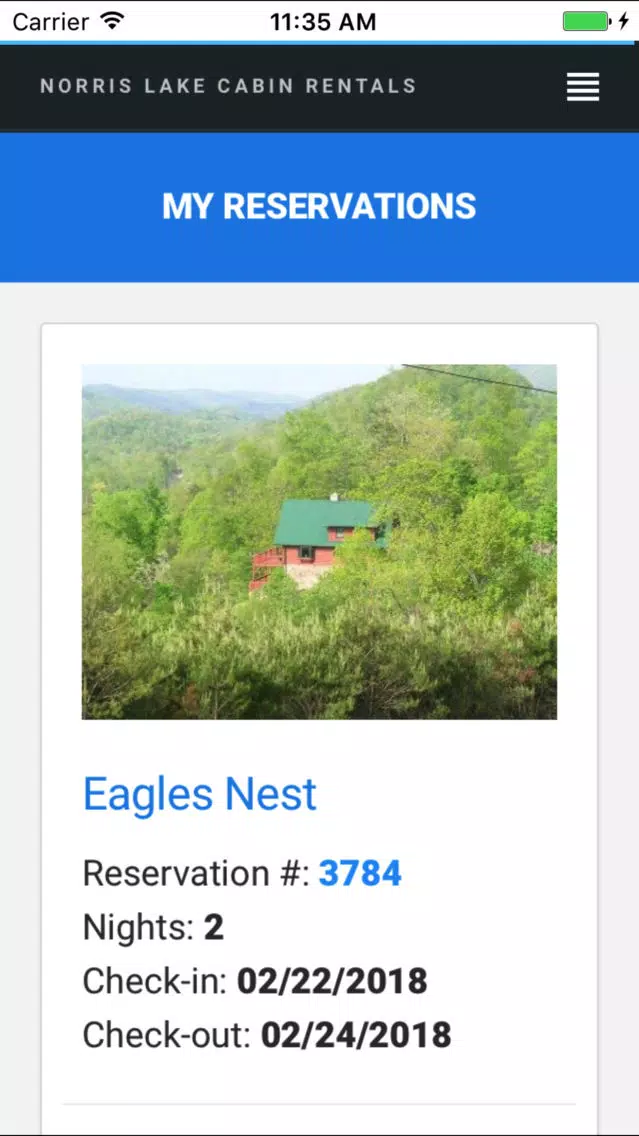 Tangkapan skrin Welcome to Norris Lake