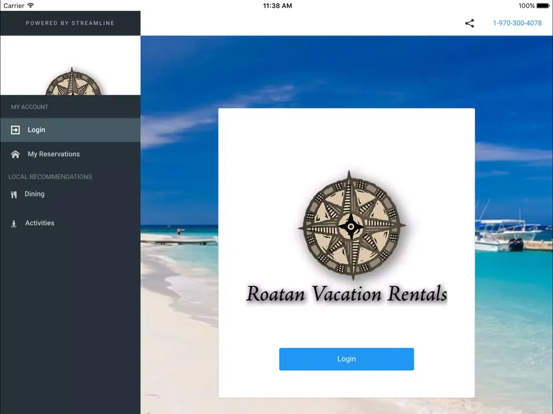 Roatan Vacation Rentals Guests iPad 应用截图