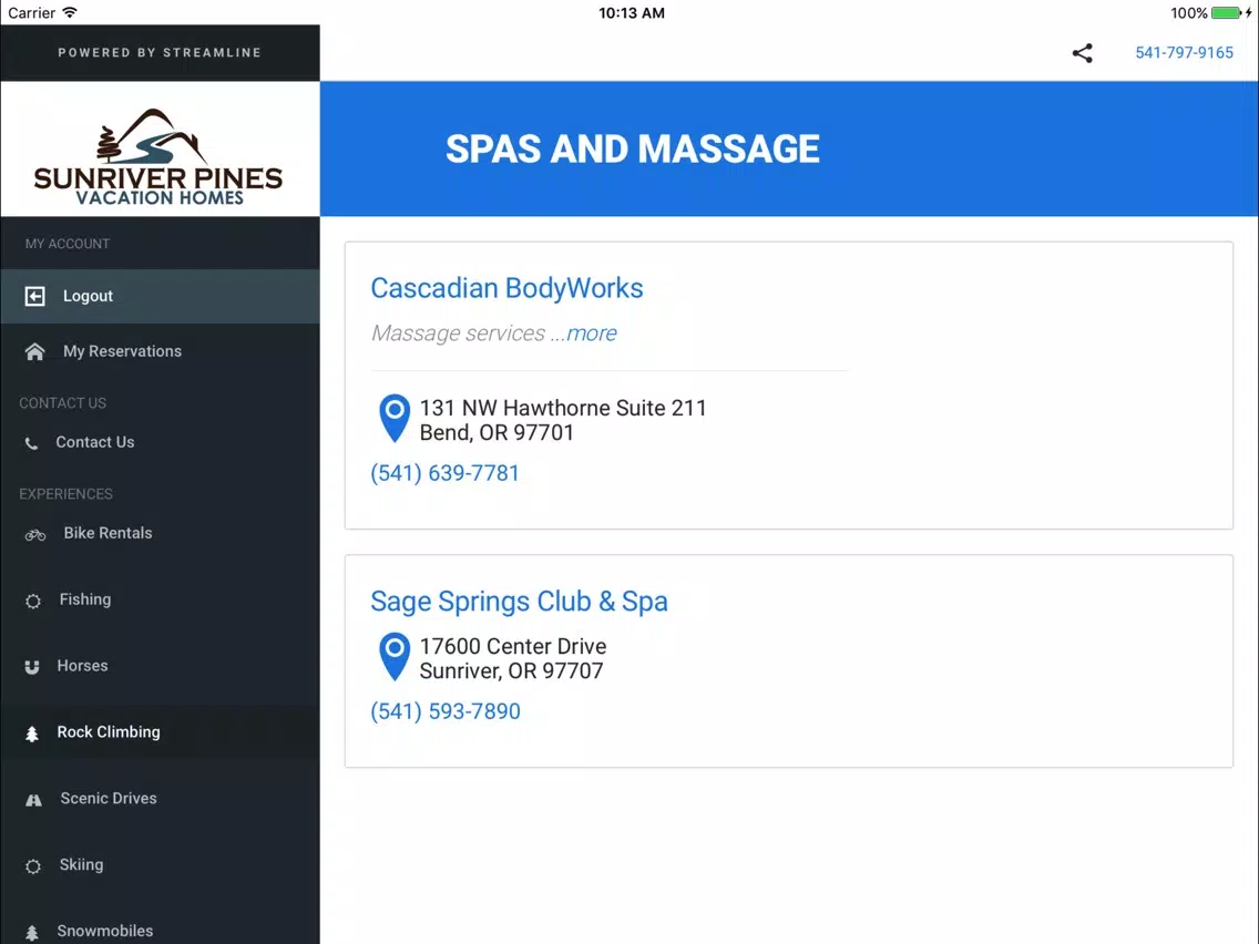 Sunriver Pines Vacation Homes iPad  Ekran Görüntüleri