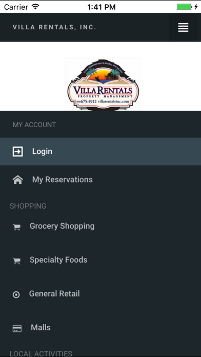 Villa Rentals Vacation Guide スクリーンショット