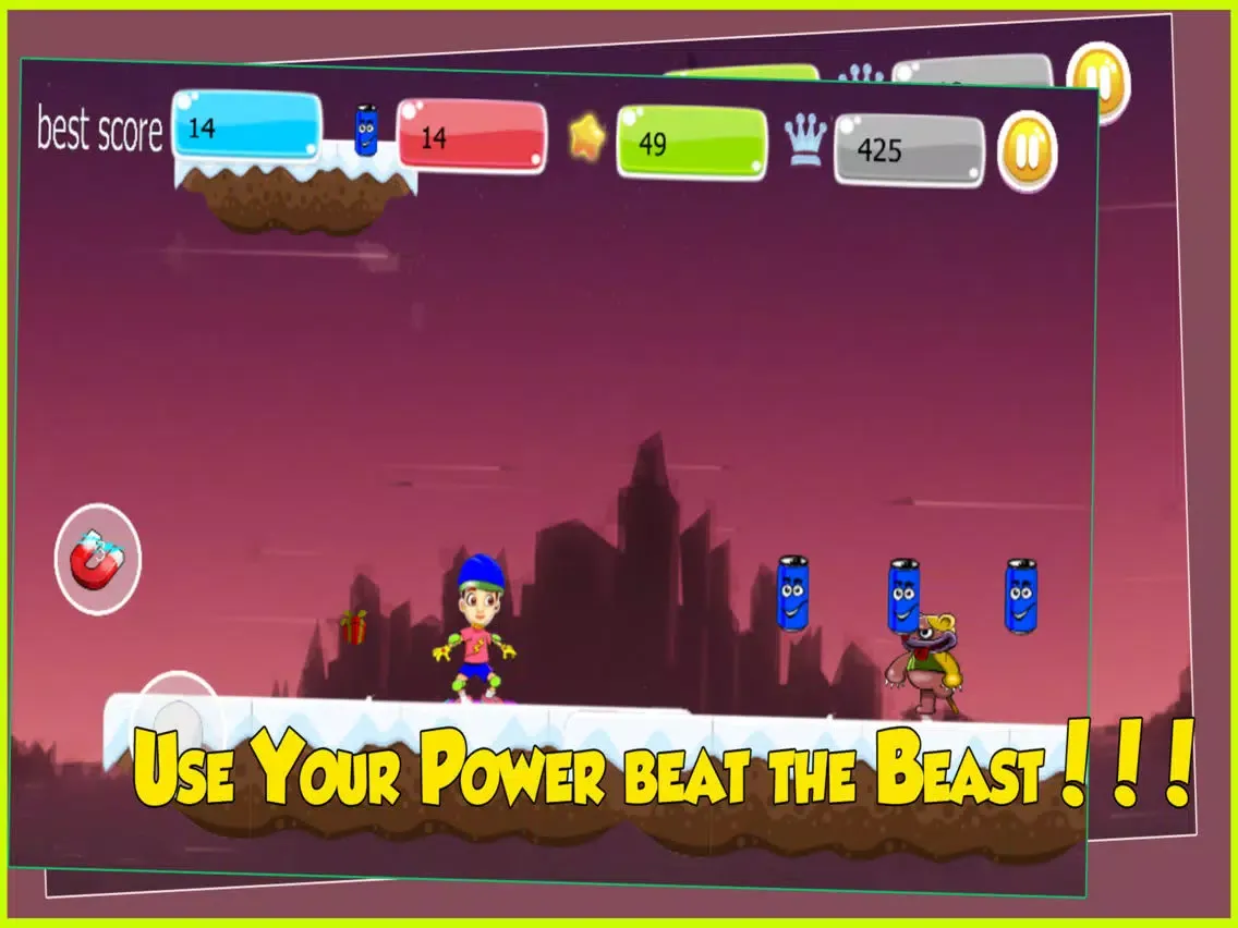 Capturas de pantalla de Skater Street of Jungle ride iPad