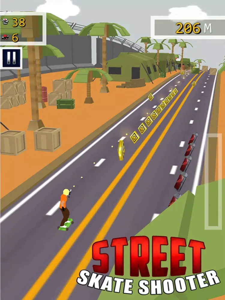 Street Skate Shooter - Free Top 3D Shooting Game iPad  स्क्रीनशॉट