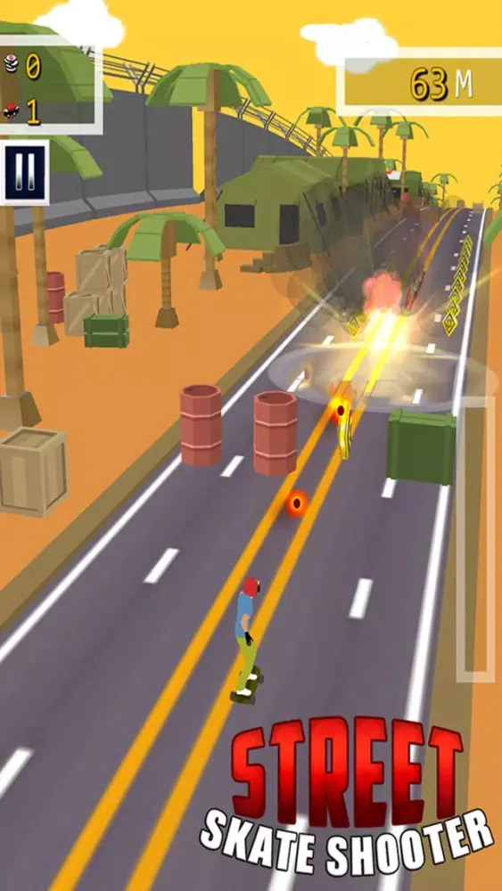Street Skate Shooter - Free Top 3D Shooting Game स्क्रीनशॉट