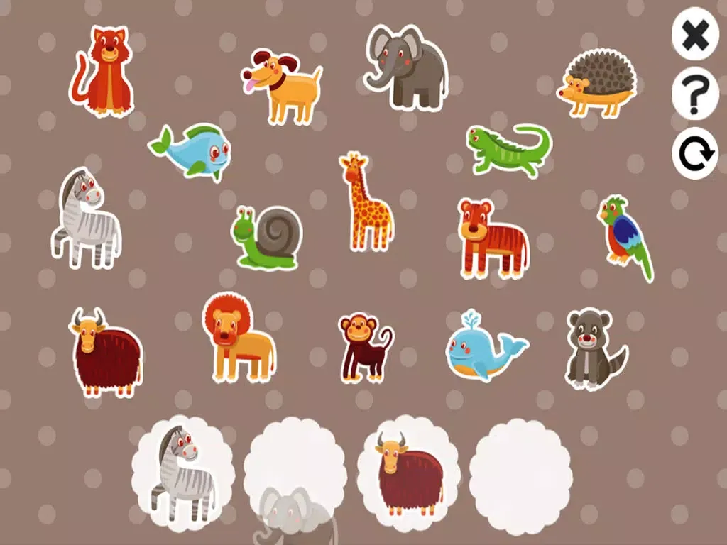 Capturas de tela do Animals Remember and Memorize! Learning and concentration Game for Children iPad 