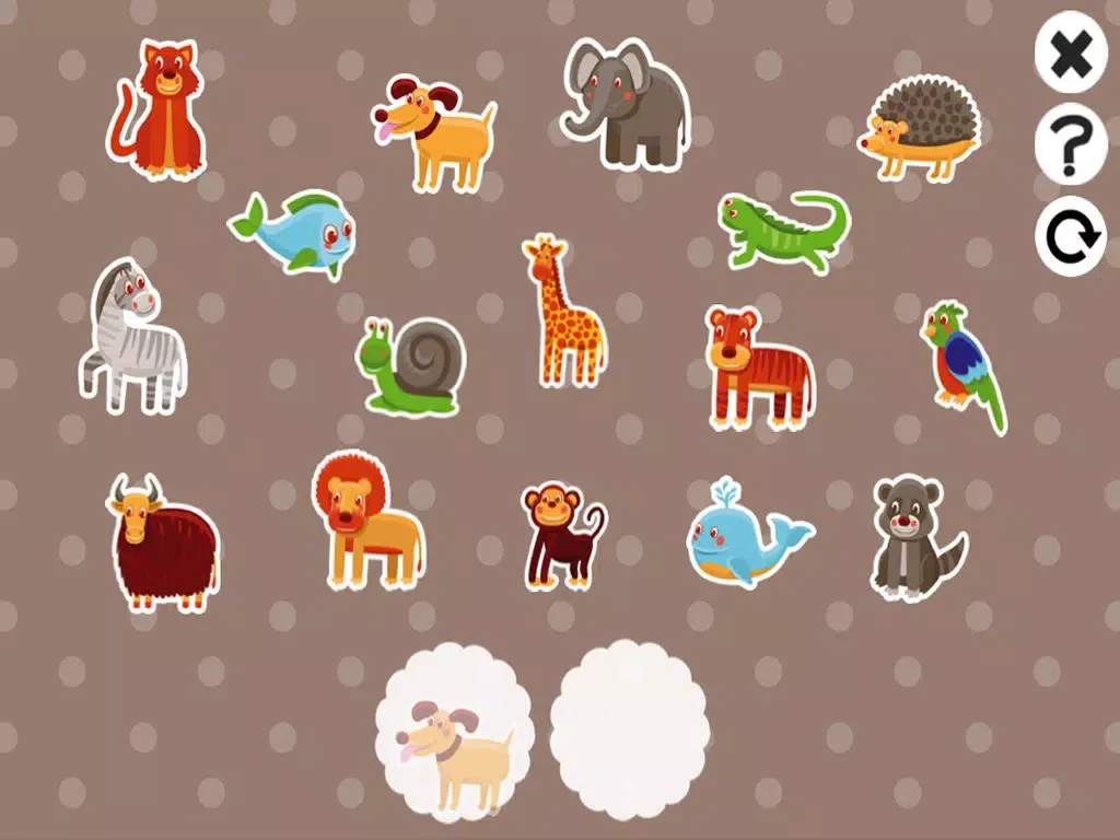 Capturas de tela do Animals Remember and Memorize! Learning and concentration Game for Children iPad 