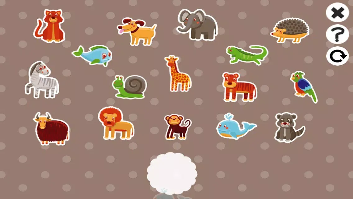 Capturas de tela do Animals Remember and Memorize! Learning and concentration Game for Children