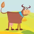 Animal Memorize! Learning and concentration game for children with farm animals