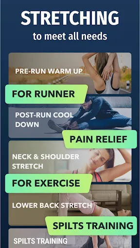 ภาพหน้าจอของ Stretch Exercise - Flexibility