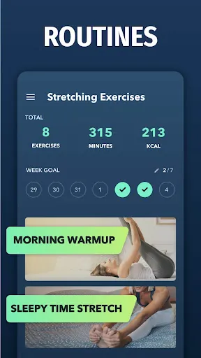 ภาพหน้าจอของ Stretch Exercise - Flexibility