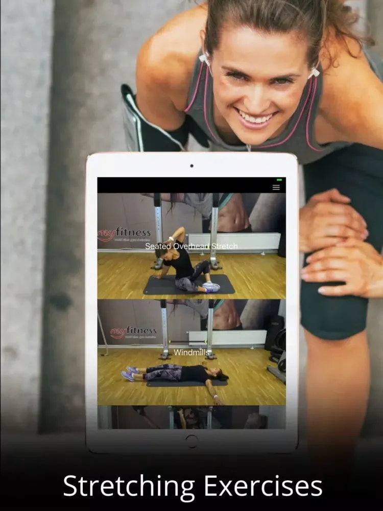 ภาพหน้าจอของ Stretching Exercises & Flexible Stretches Workout iPad 