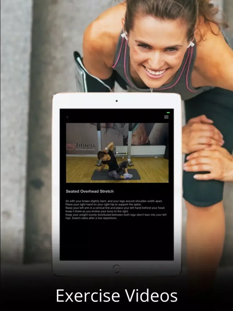 ภาพหน้าจอของ Stretching Exercises & Flexible Stretches Workout iPad 