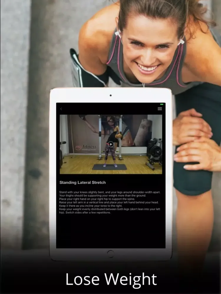 ภาพหน้าจอของ Stretching Exercises & Flexible Stretches Workout iPad 