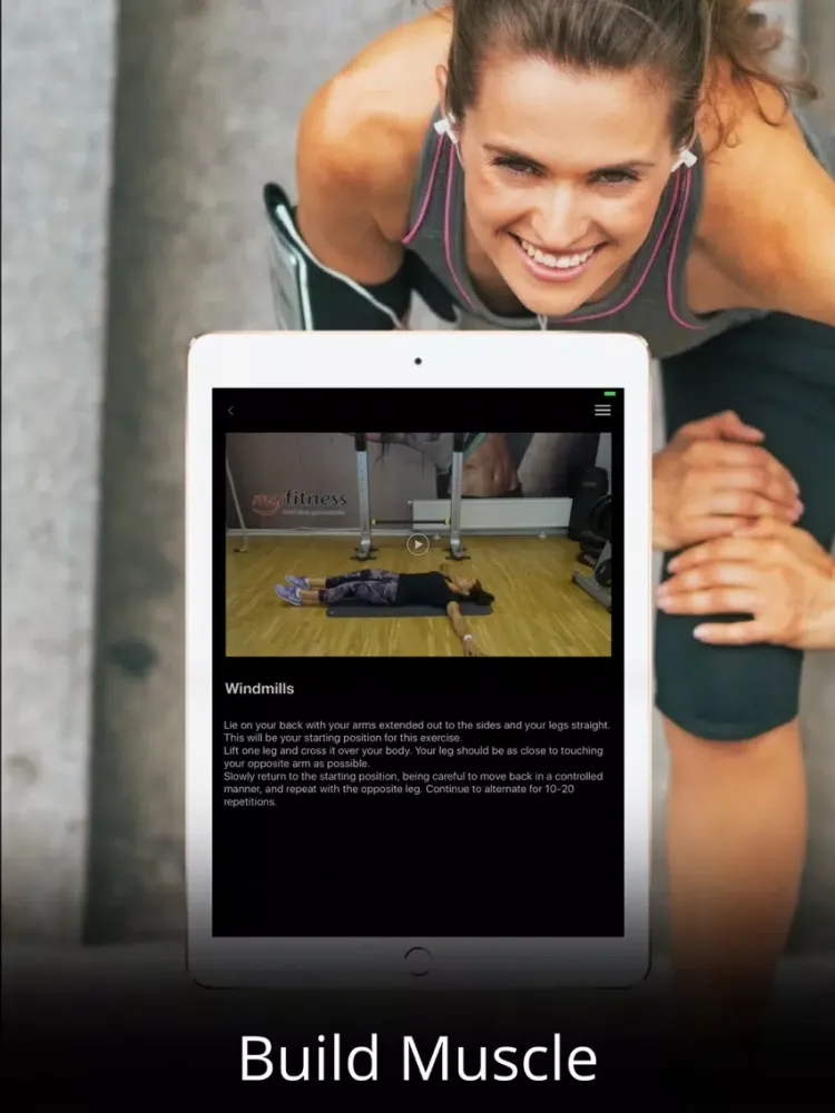 ภาพหน้าจอของ Stretching Exercises & Flexible Stretches Workout iPad 