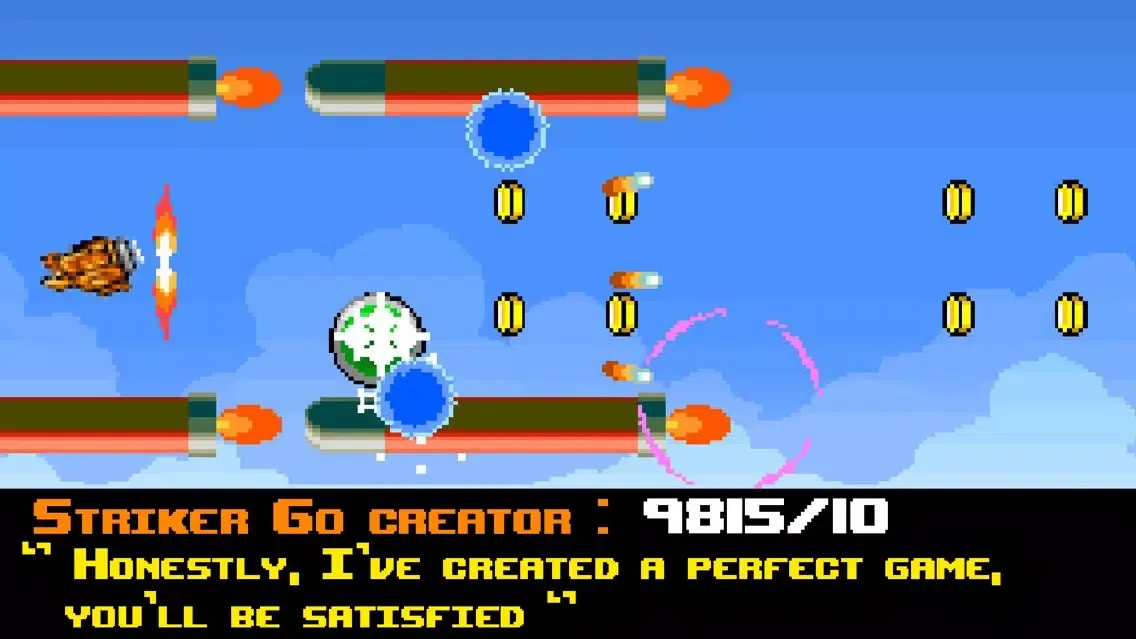 Capturas de tela do Striker GO