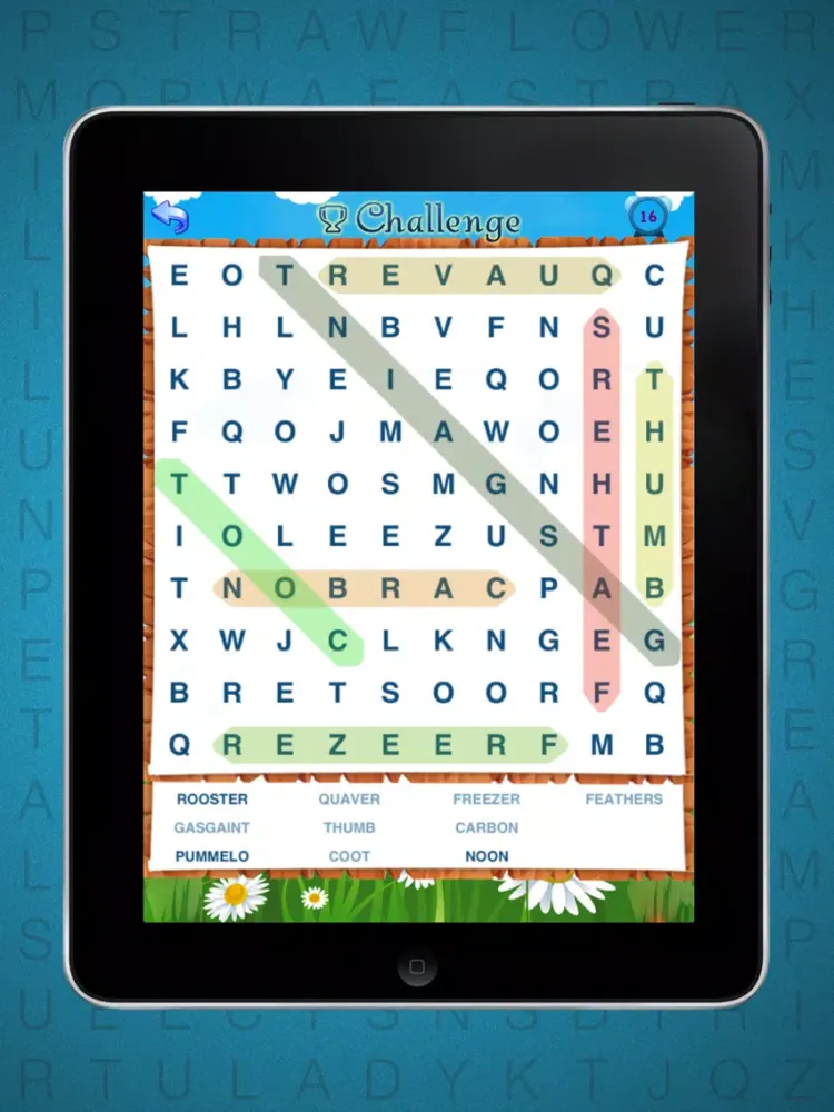 Capturas de tela do Strike Word iPad 
