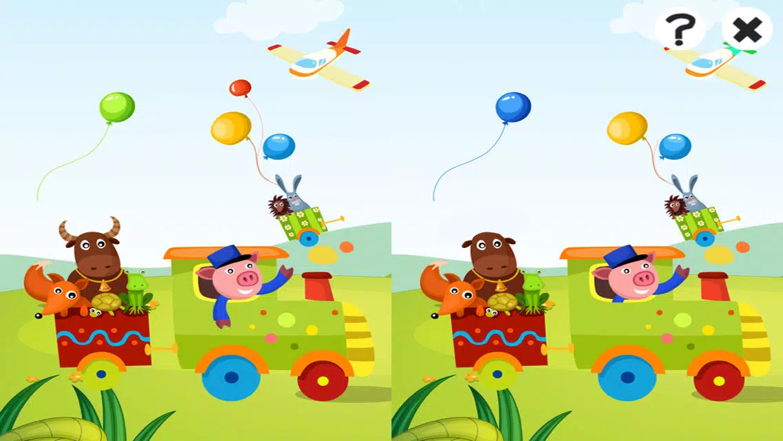 Train Ride: a Game to Learn and Play for Children with Animal-s and Funny Passengers! स्क्रीनशॉट