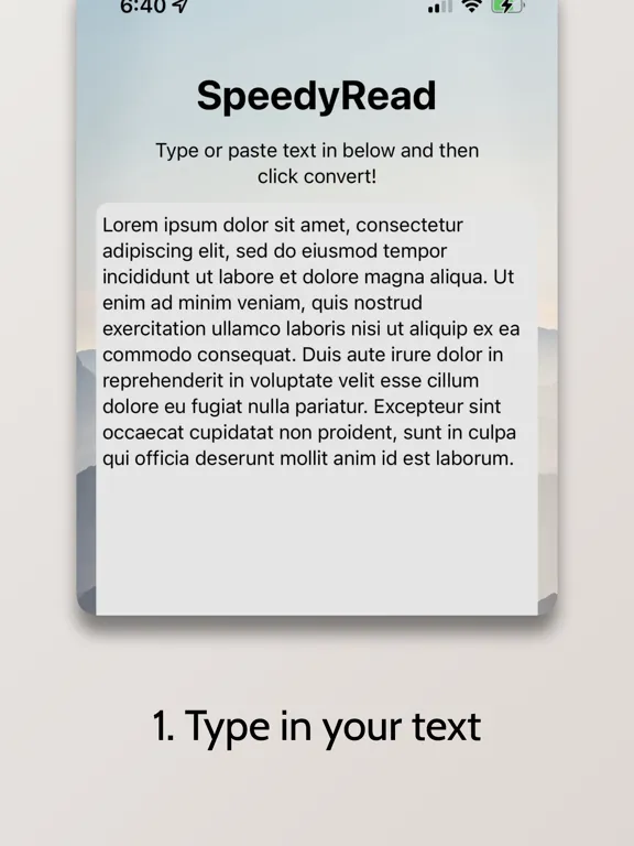 Captures d'écran de SpeedyRead - Bio Speed Reader iPad 