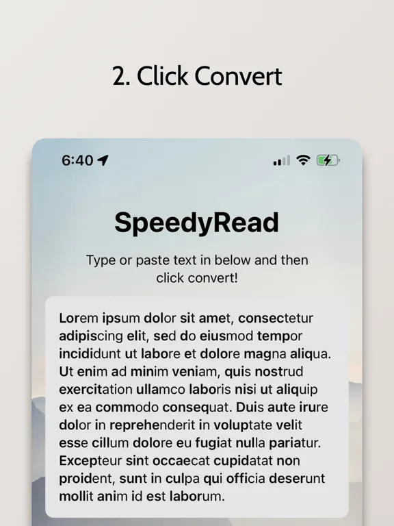 Captures d'écran de SpeedyRead - Bio Speed Reader iPad 