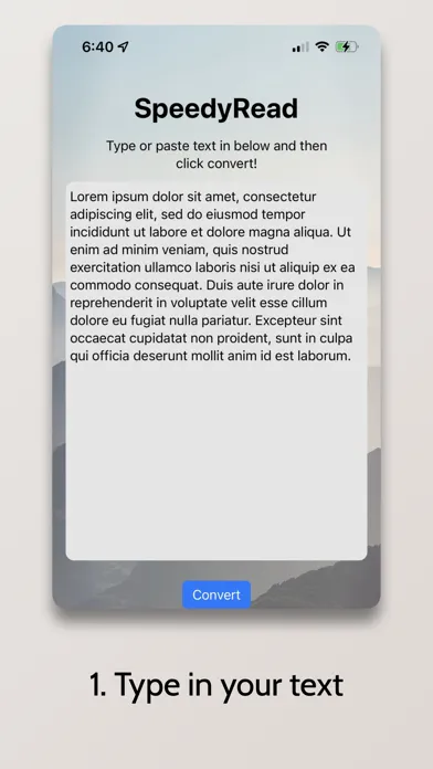Captures d'écran de SpeedyRead - Bio Speed Reader