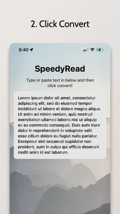 Captures d'écran de SpeedyRead - Bio Speed Reader