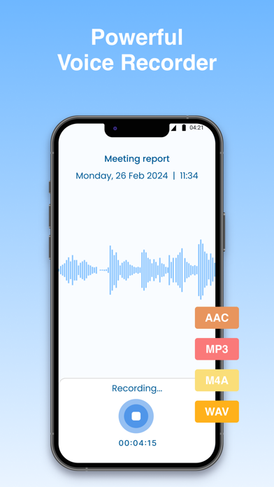 Voice Recorder with Memo 스크린샷