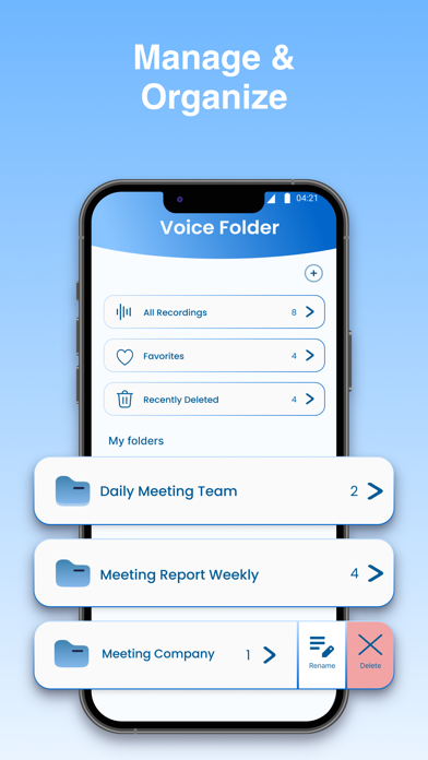 Voice Recorder with Memo 스크린샷