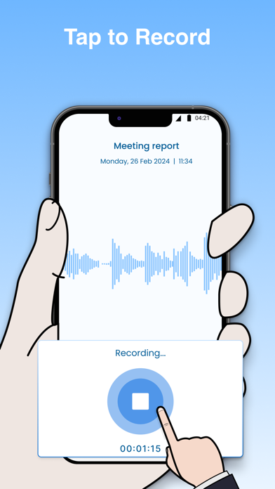 Voice Recorder with Memo 스크린샷