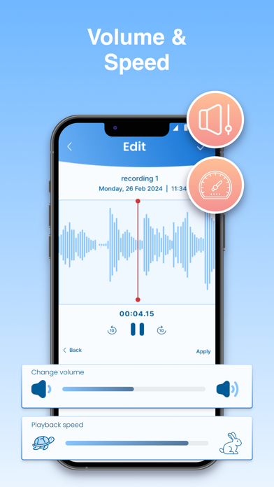 Voice Recorder with Memo 스크린샷