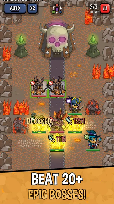 Capturas de pantalla de Heroes & Dragons: Tactical RPG