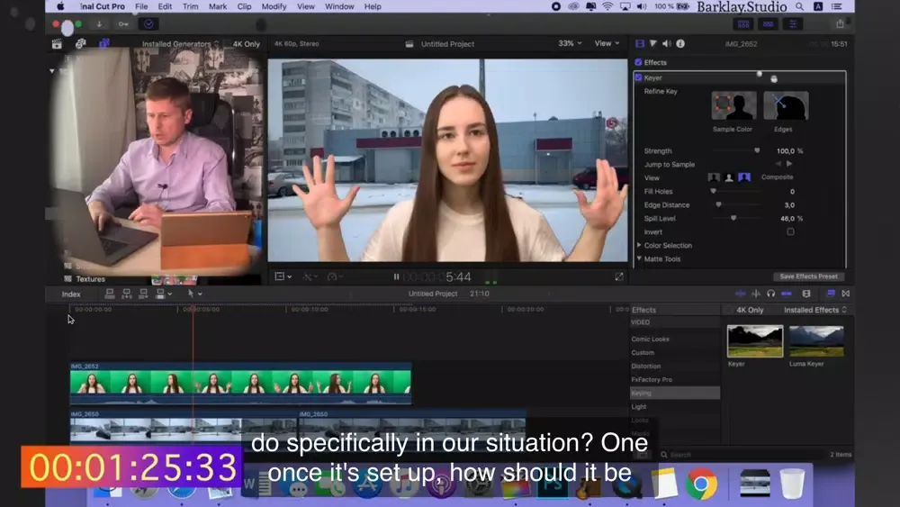 FCPX course, training Screenshots