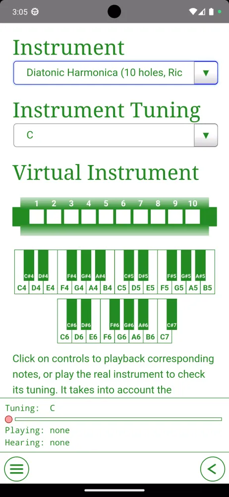 Harmonica Tabs Screenshots